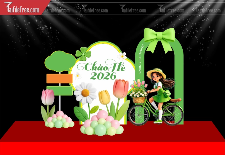 Mẫu Background Chào Hè_BH930