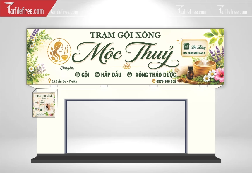 Biển Quảng Cáo, Bảng Hiệu Tiệm Spa_BH934