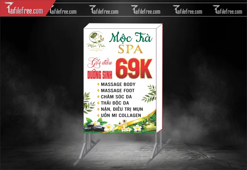 Biển Hiệu, Bảng Hộp Đèn Tiệm Spa_BH941