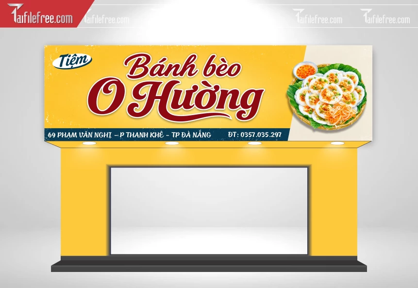 Biển Quảng Cáo, Bảng Hiệu Tiệm Bánh Bèo_BH945