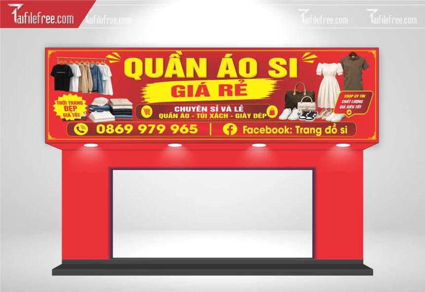 Biển Quảng Cáo, Bảng Hiệu Tiệm Quần Áo_BH951