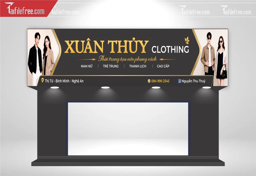 Biển Quảng Cáo, Bảng Hiệu Tiệm Quần Áo_BH954