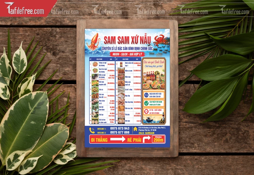 Menu Quán Nhậu_BH958