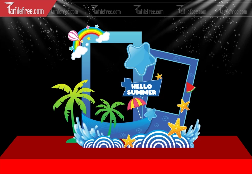 Mẫu Background Chào Hè_BH967