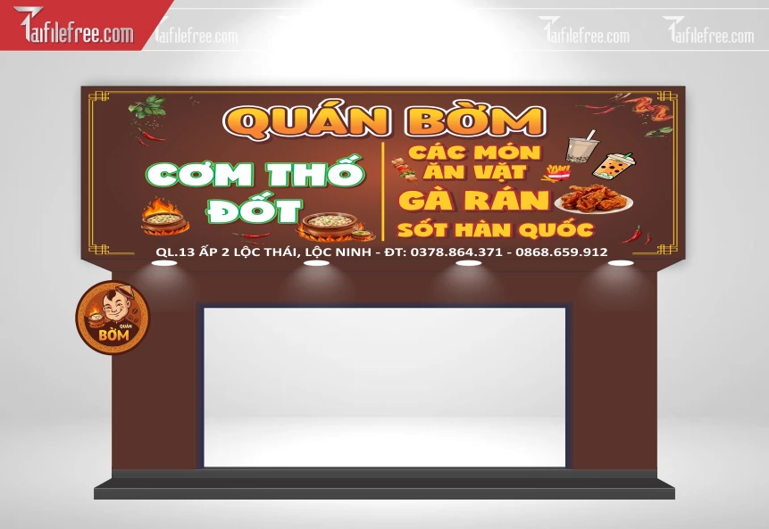 Biển Quảng Cáo, Bảng Hiệu Quán Cơm_BH971