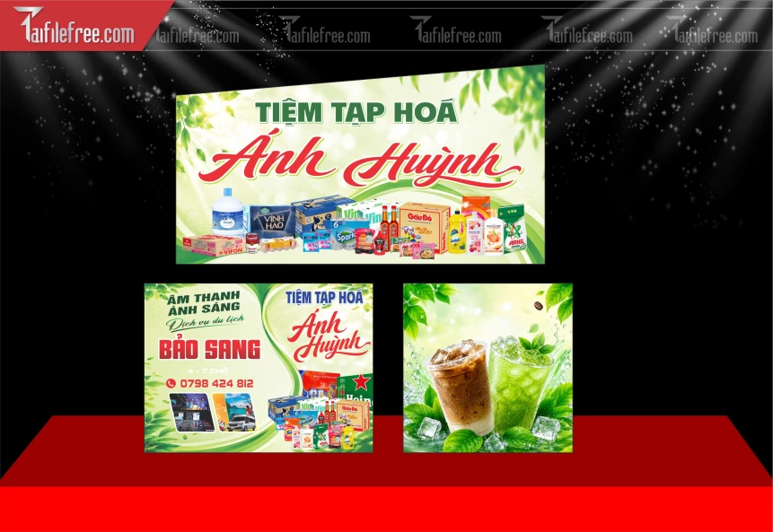 Biển Hiệu, Bảng Hộp Đèn Tiệm Tạp Hóa_BH952