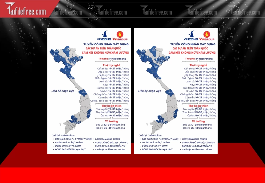 Mẫu Poster Tuyển Dụng BH992