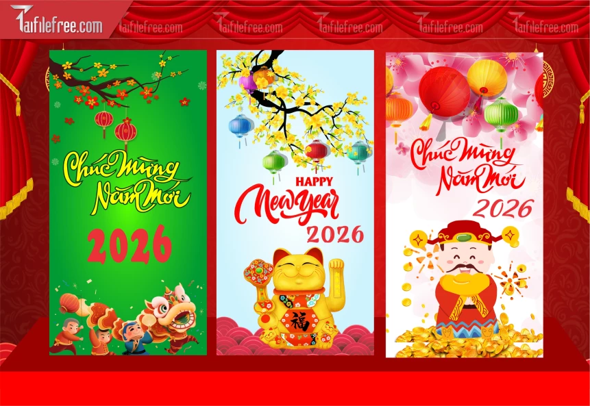 Mẫu Bao Lì Xì Mừng Năm Mới Tết_BLX01