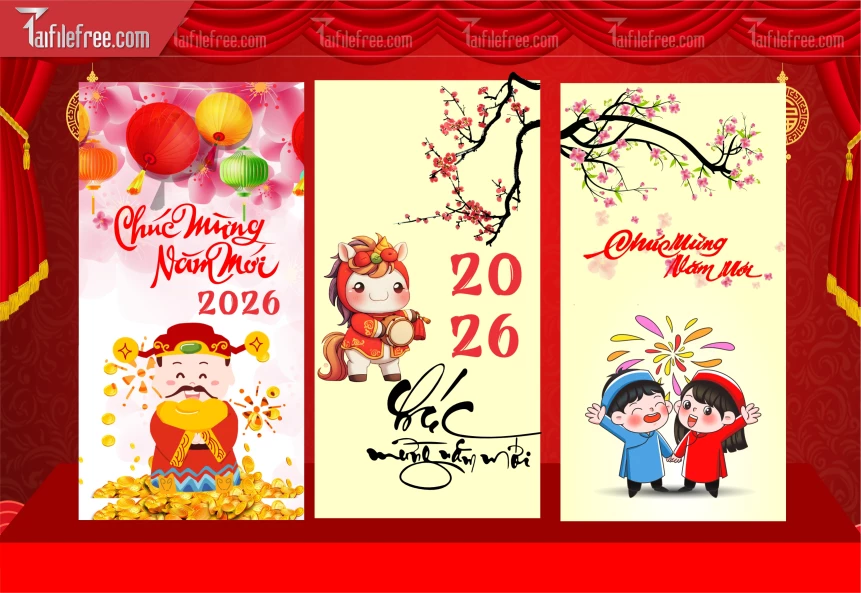 Mẫu Bao Lì Xì Mừng Năm Mới Tết_BLX02