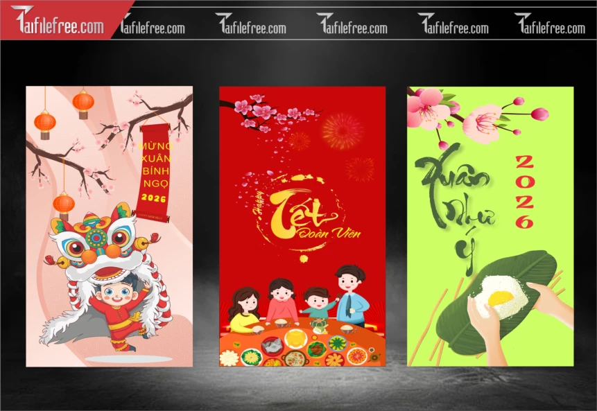 Mẫu Bao Lì Xì Mừng Năm Mới Tết_BLX15