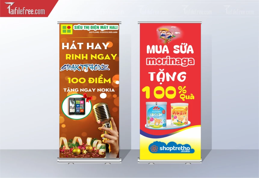 File Thiết Kế Standee Ẩm Thực, Standee Sữa_BR112