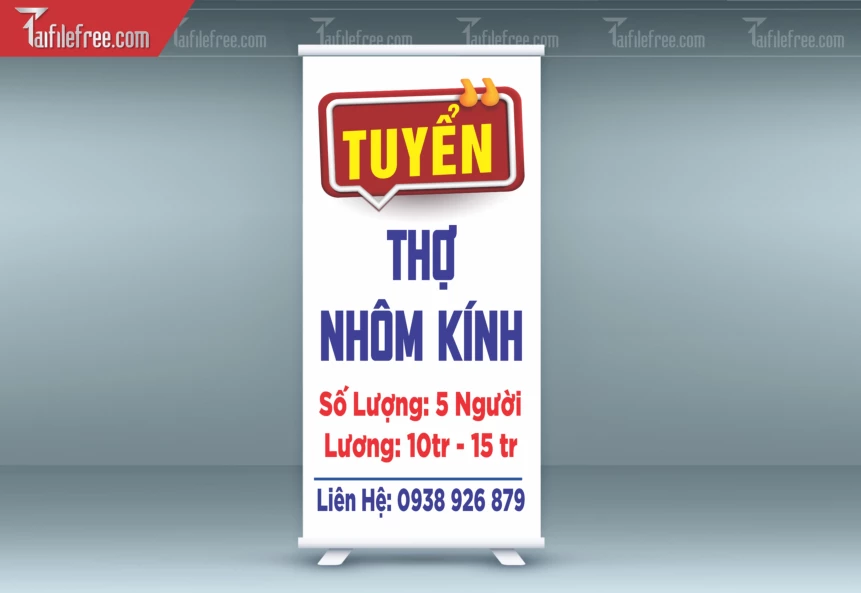 File Thiết Kế Standee Tuyển Dụng_BR185
