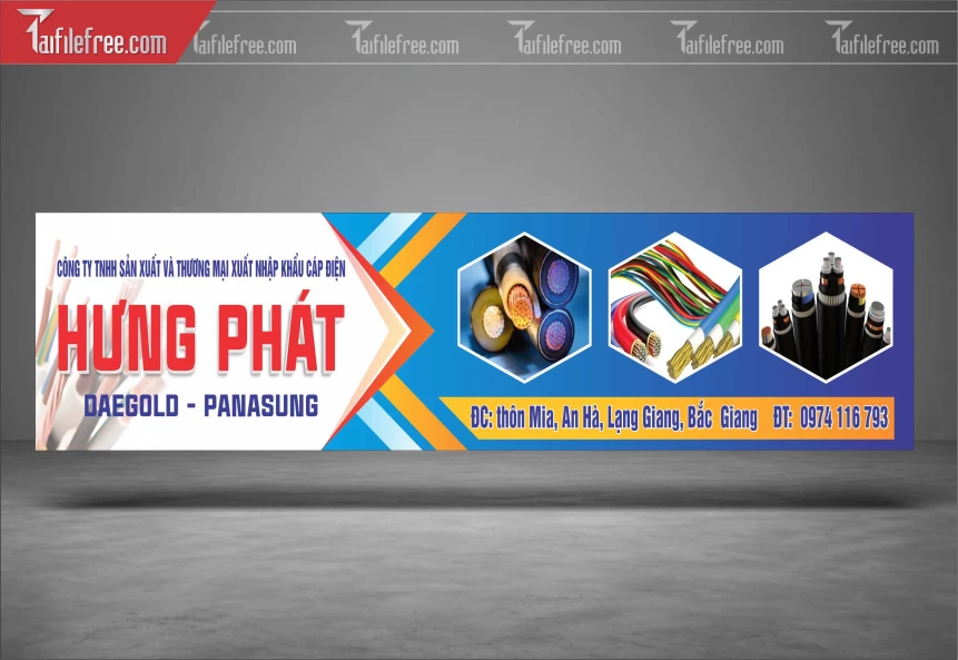 Banner Quảng Cáo Công Ty Cáp Điện Hưng Phảt_BR221