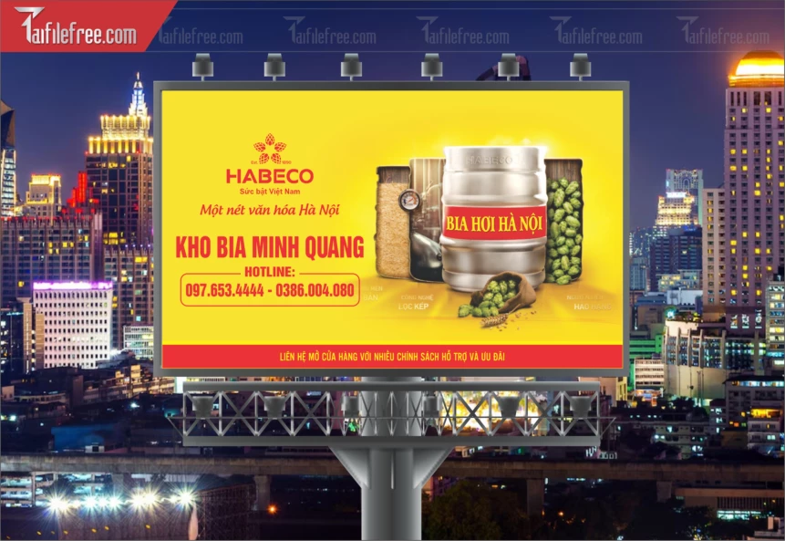 Banner Quảng Cáo Bia Hà Nội_BR227