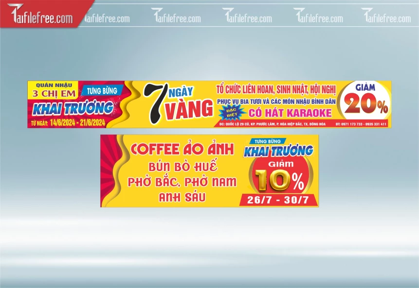 Băng Rôn Khai Trương Quán Nhậu_BR232