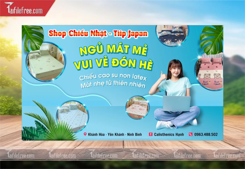 Banner Đẹp, Bìa Face Book Shop Chiếu Nhật_BR233