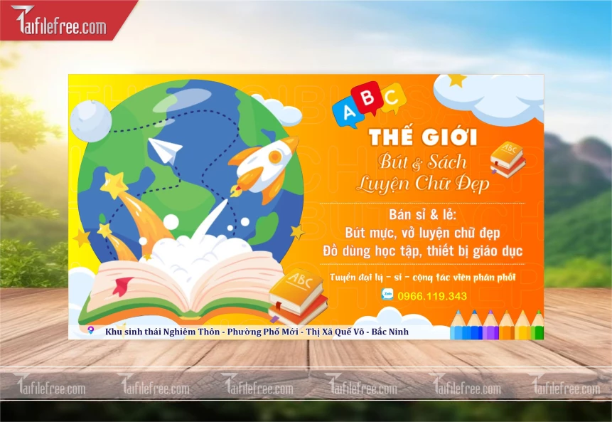 Banner Đẹp, Bìa Face Book Thế Giới Sách_BR234