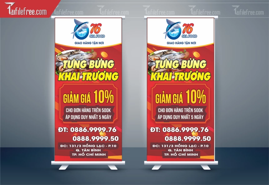Mẫu Poster Tưng Bừng Khai Trương_BR257