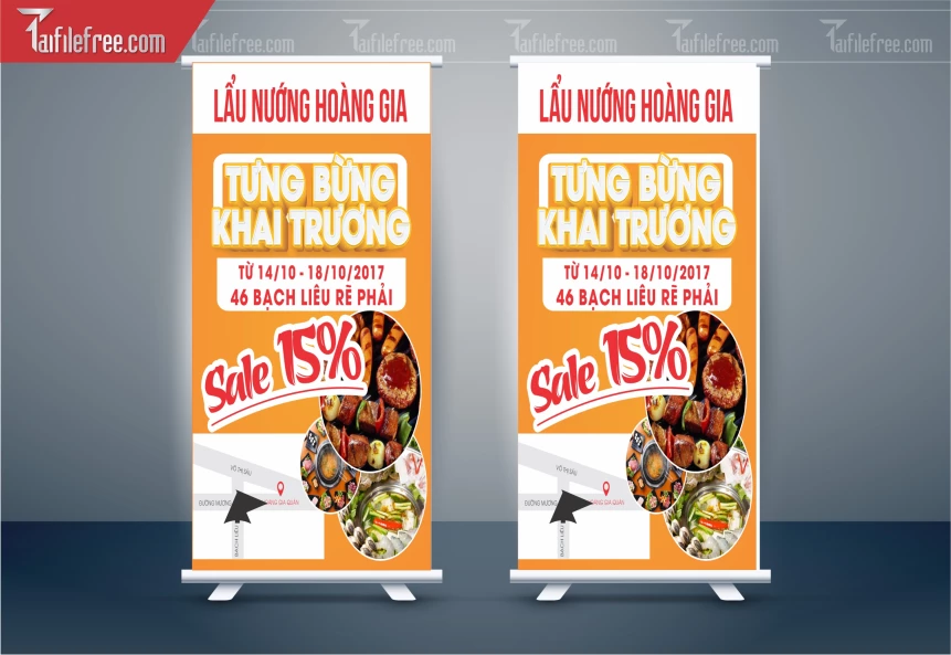 Mẫu Poster Tưng Bừng Khai Trương_BR264