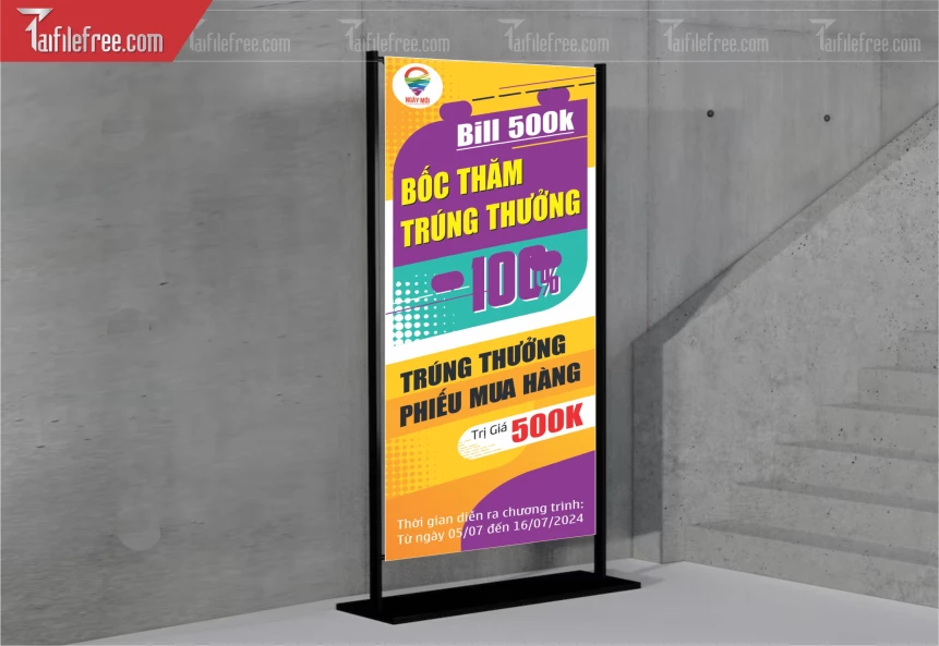 File Thiết Kế Standee Khuyến Mãi Bốc Thăm Trúng Thưởng_BR57