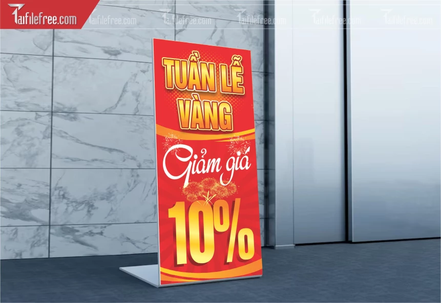 File Thiết Kế Standee Tuần Lễ vàng Giảm Giá_BR74