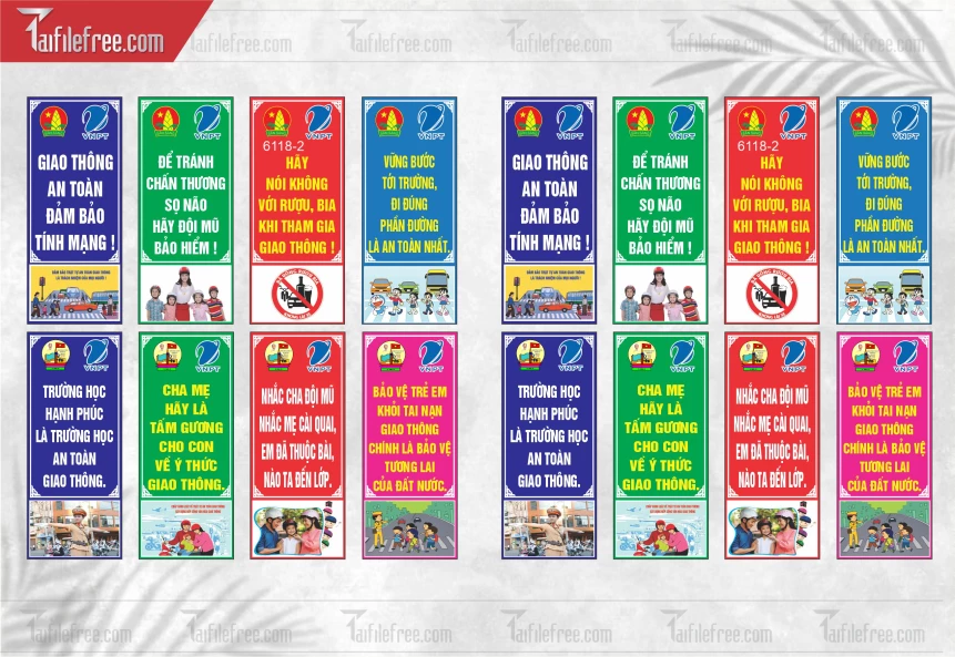 Phướn Tuyên Truyền An Toàn Giao Thông TDM49