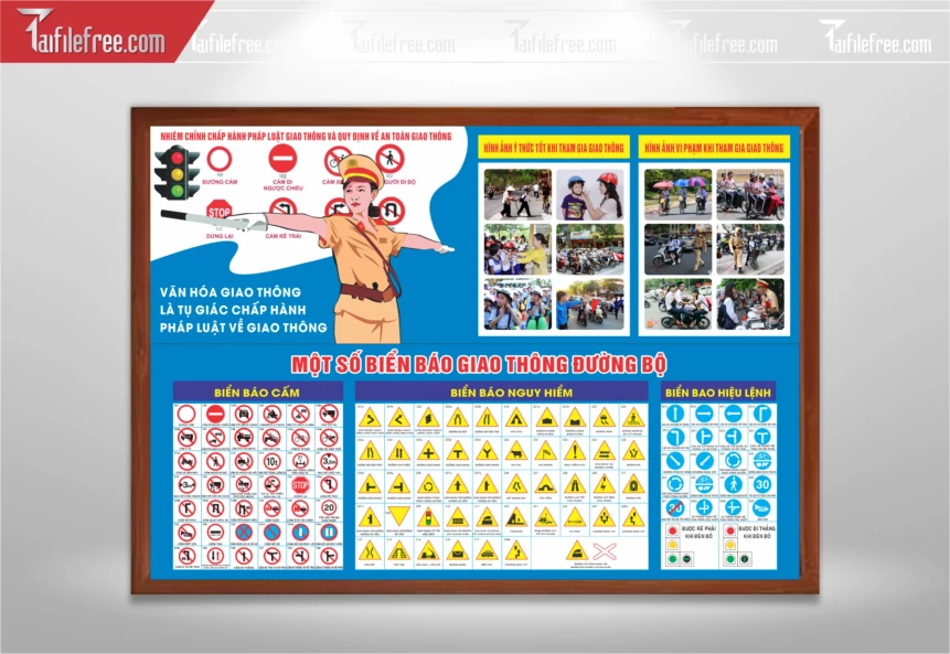 Banner Tuyên Truyền An Toàn Giao Thông CGT41