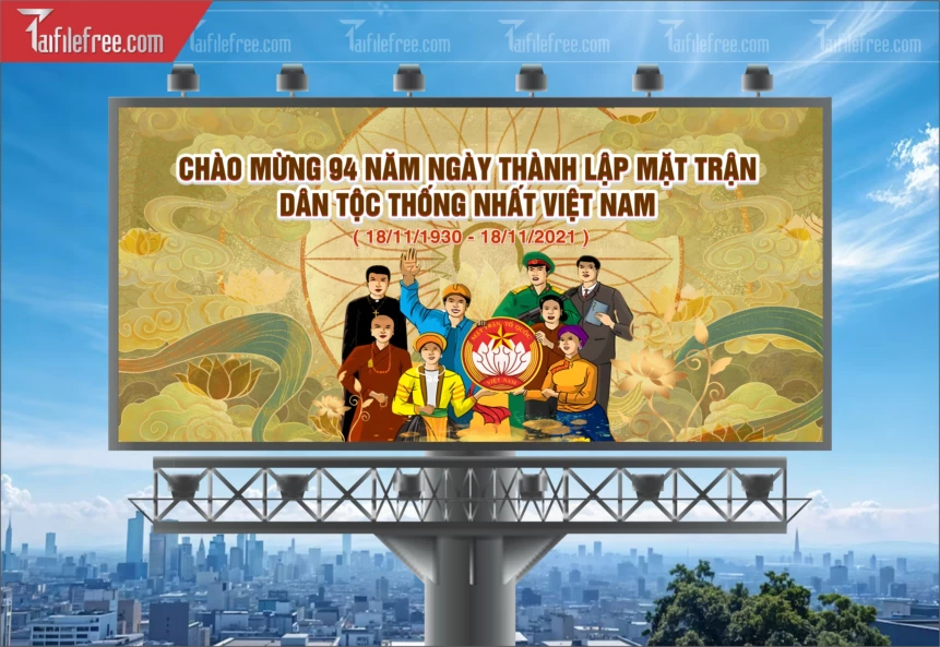 Banner Ngày Hội Đại Đoàn Kết Dân Tộc_CDT26