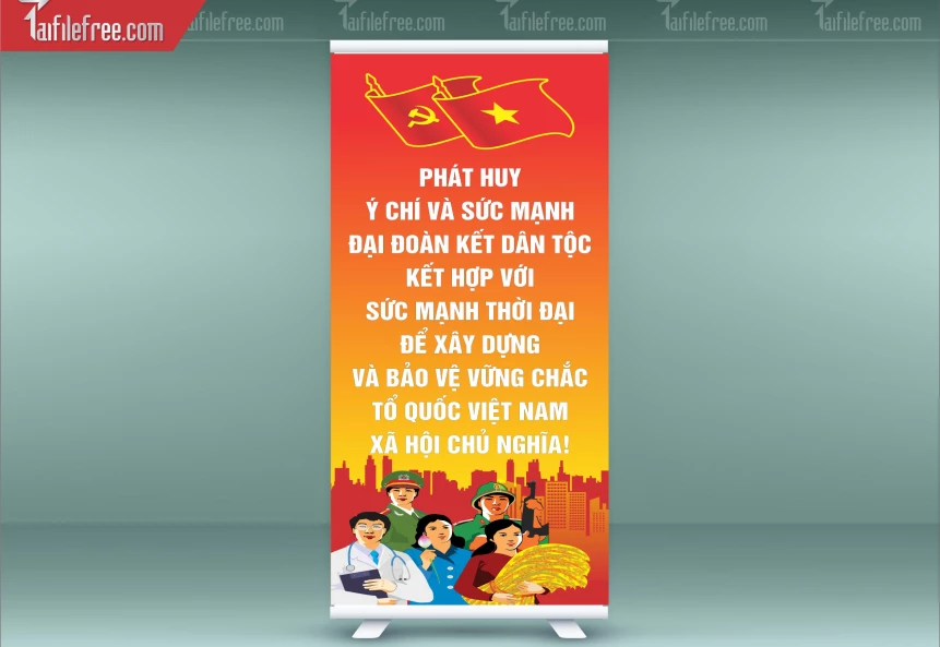 Banner Ngày Hội Đại Đoàn Kết Dân Tộc_CDT30