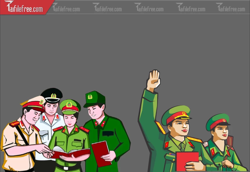 Hình Ảnh Vector Chiến Sĩ Công An Dùng Trong Thiết Kế_CGT42