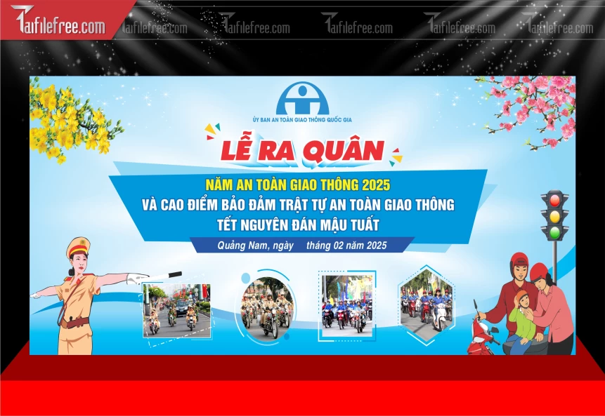 Banner Tuyên Truyền An Toàn Giao Thông CGT43.