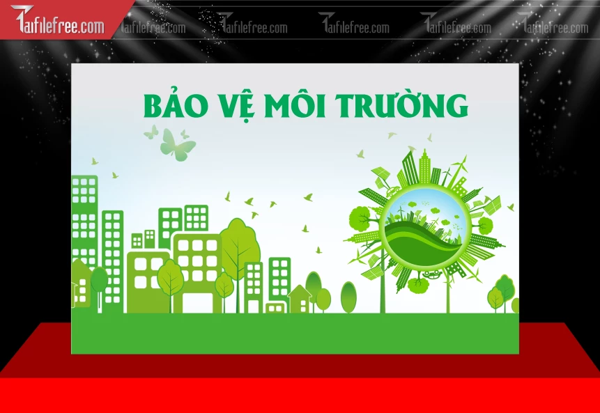 Banner Bảo Vệ Môi Trường Tuyên Truyền An Toàn Giao Thông CGT44
