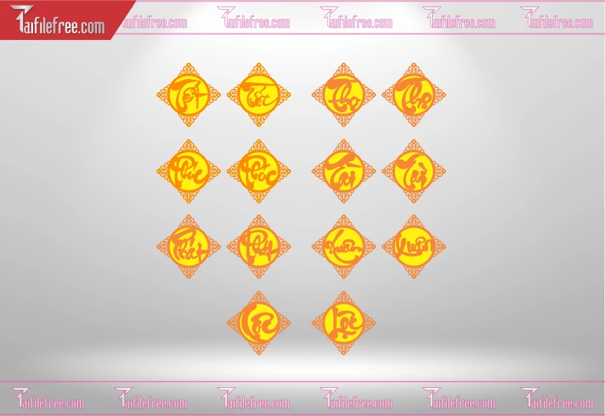 Mẫu File Vector CNC Trang Trí Tết Đẹp _CNC207