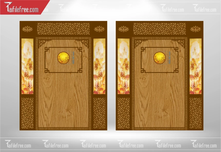 Mẫu File Vector CNC Phòng Thờ Đẹp_CNC225