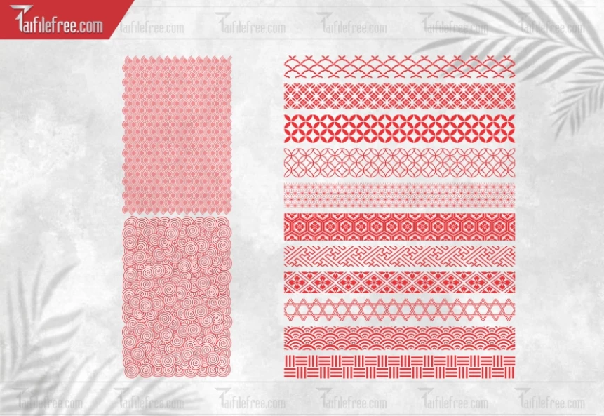 Mẫu File Vector Nền Hoa Văn Trang Trí_CNC266
