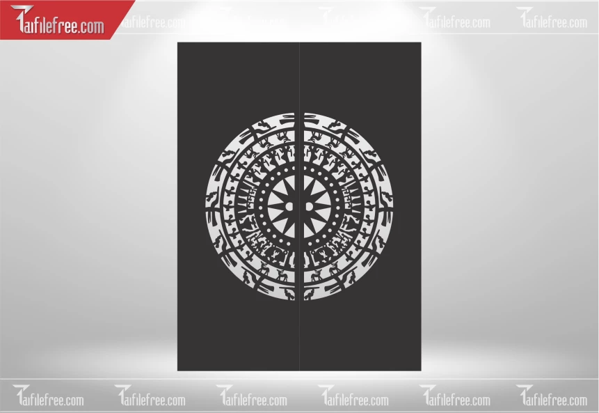 Mẫu File Vector, Nền Hoa Văn Trang Trí_CNC511