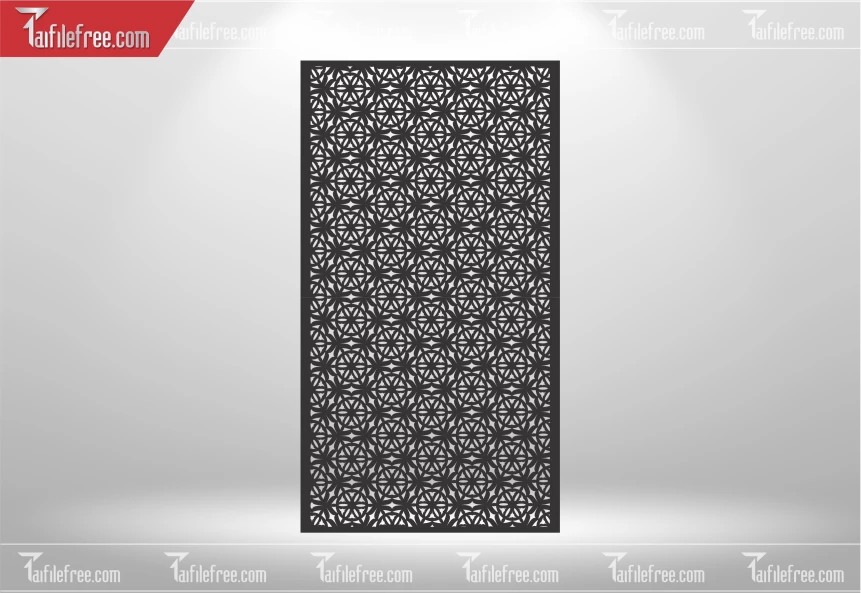 Mẫu File Vector Nền Hoa Văn Trang Trí_CNC521