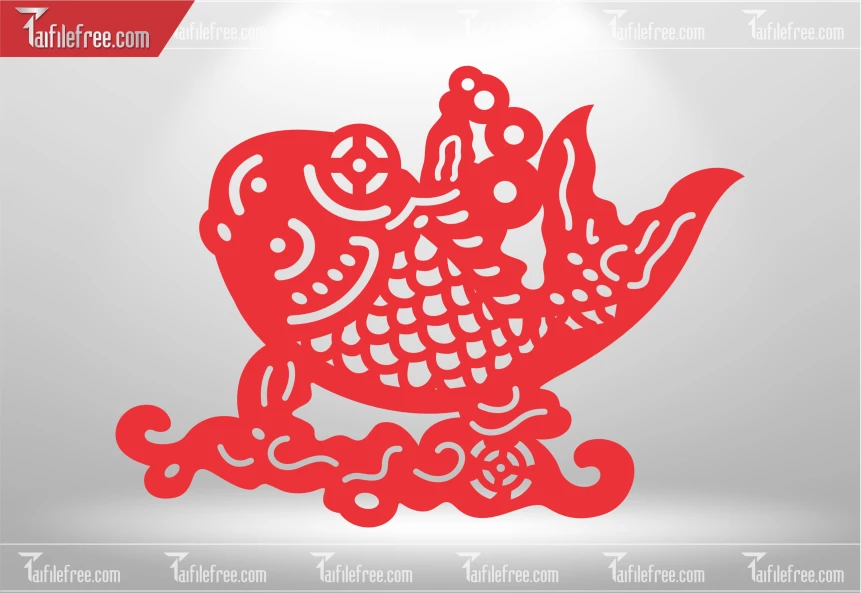 Mẫu File Vector Nền Hoa Văn Trang Trí_CNC549