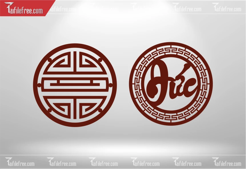 Mẫu File Vector Nền Hoa Văn Trang Trí_CNC554