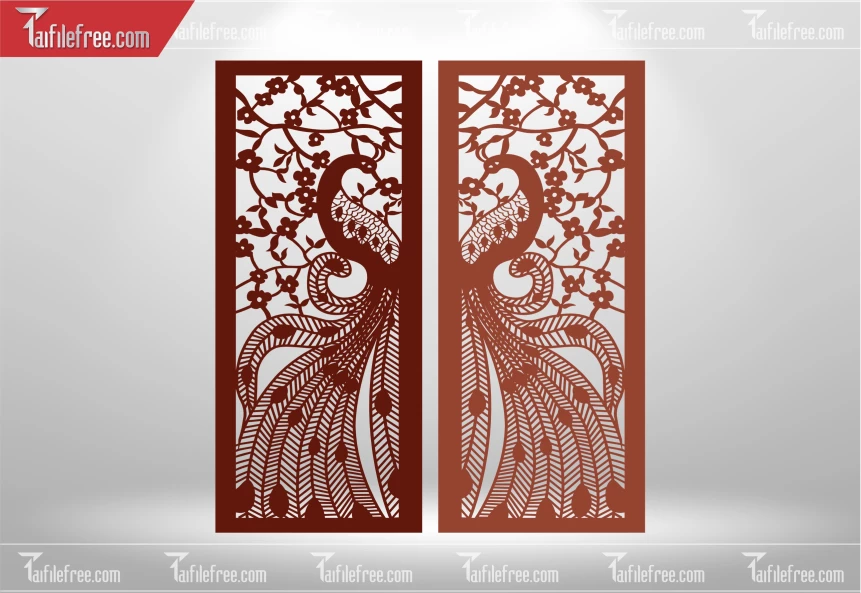 Mẫu File Vector Nền Hoa Văn Trang Trí_CNC556