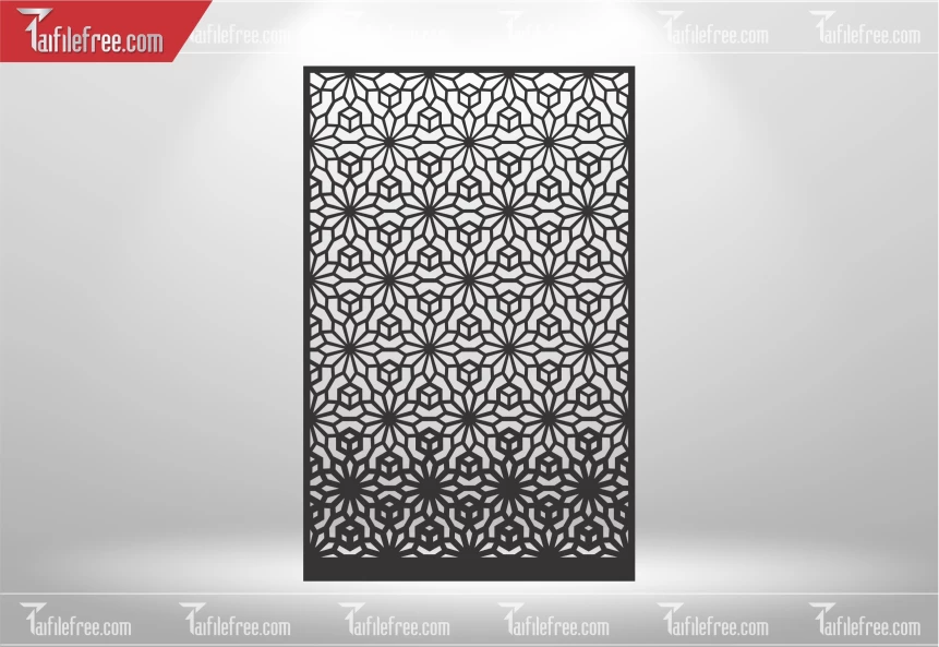 Mẫu File Vector Nền Hoa Văn Trang Trí_CNC567