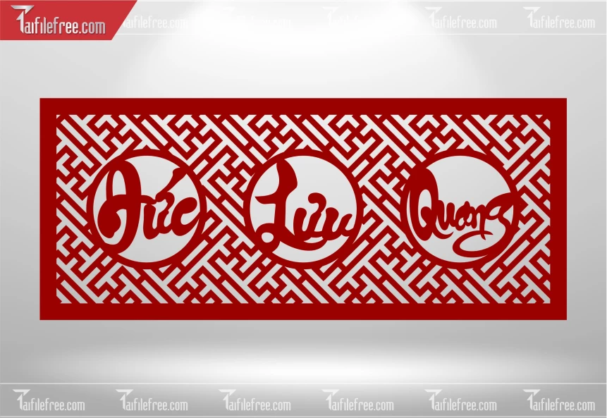 Mẫu File Vector Nền Hoa Văn Trang Trí_CNC569