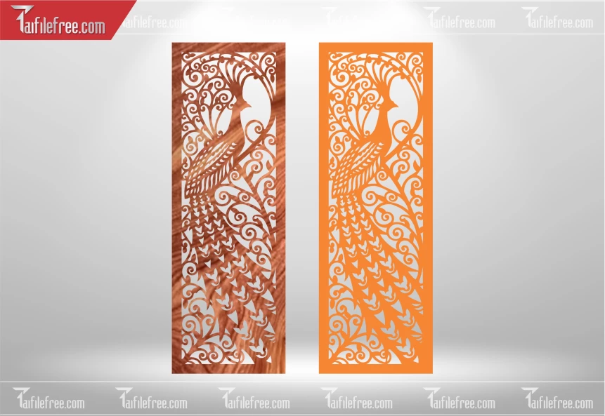 Mẫu File Vector Nền Hoa Văn Trang Trí_CNC580