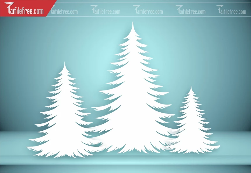 File Vector CNC Cây Thông Noel_CNC992