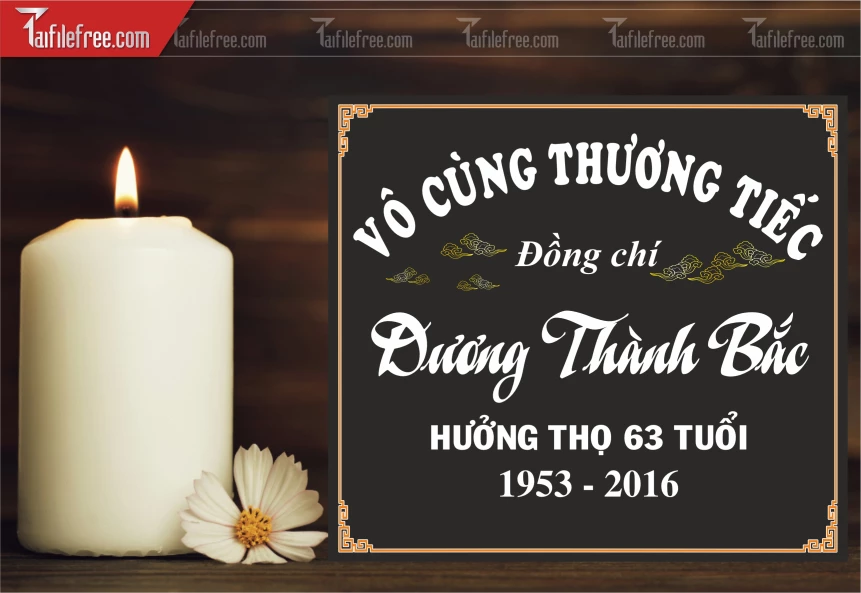 Mẫu Cáo Phó Tang Lễ Vô Cùng Thương Tiếc_CP03