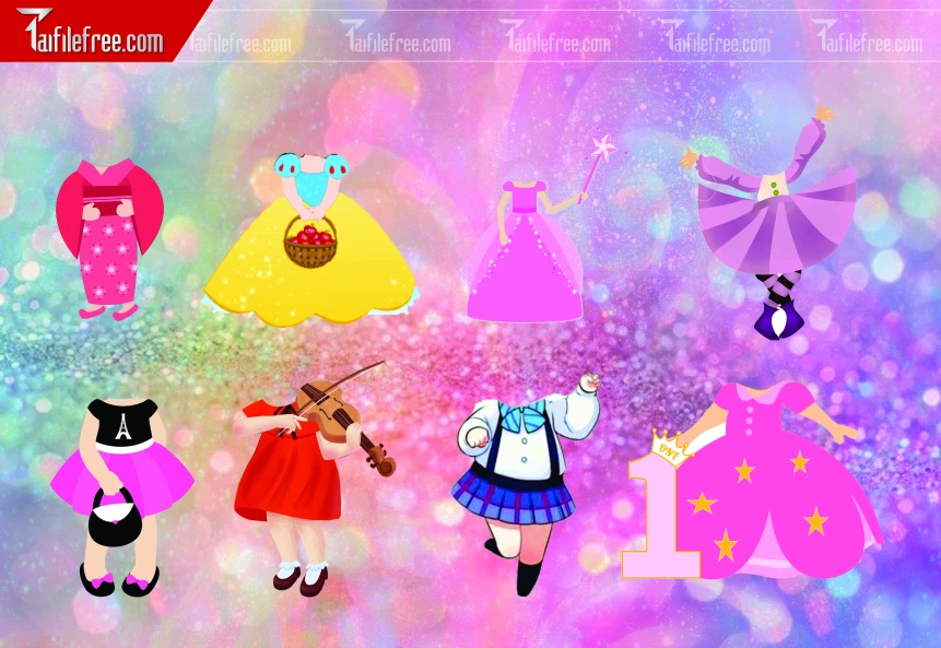 Thiết Kế Chibi Đáng Yêu Trang Trí Sinh Nhật Cho Bé_CP06