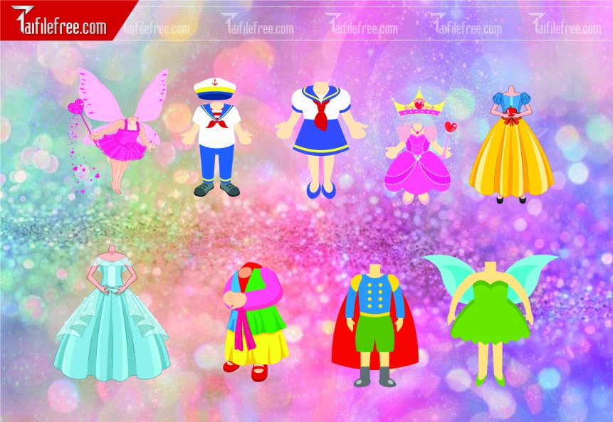 Thiết Kế Chibi Đáng Yêu Trang Trí Sinh Nhật Cho Bé_CP10