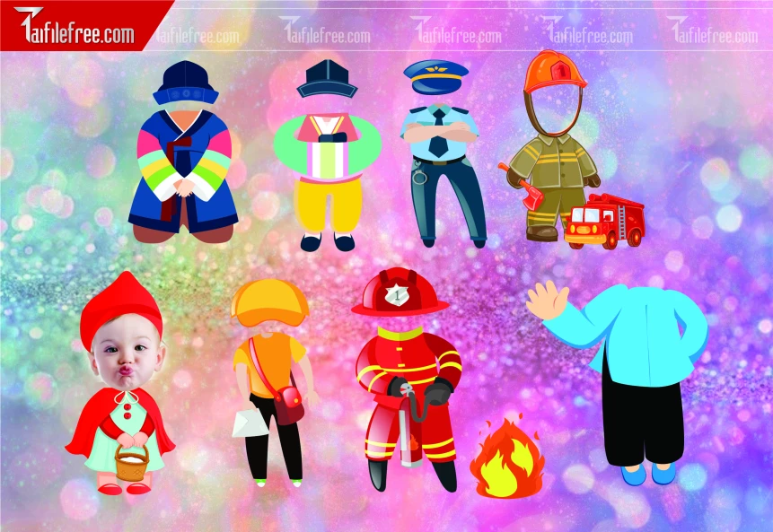 Thiết Kế Chibi Đáng Yêu Trang Trí Sinh Nhật Cho Bé_CP12