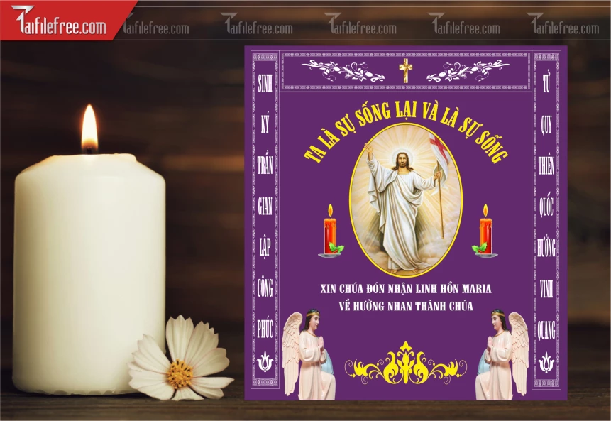 Mẫu Cáo Phó Tang Lễ Công Giáo_CP15