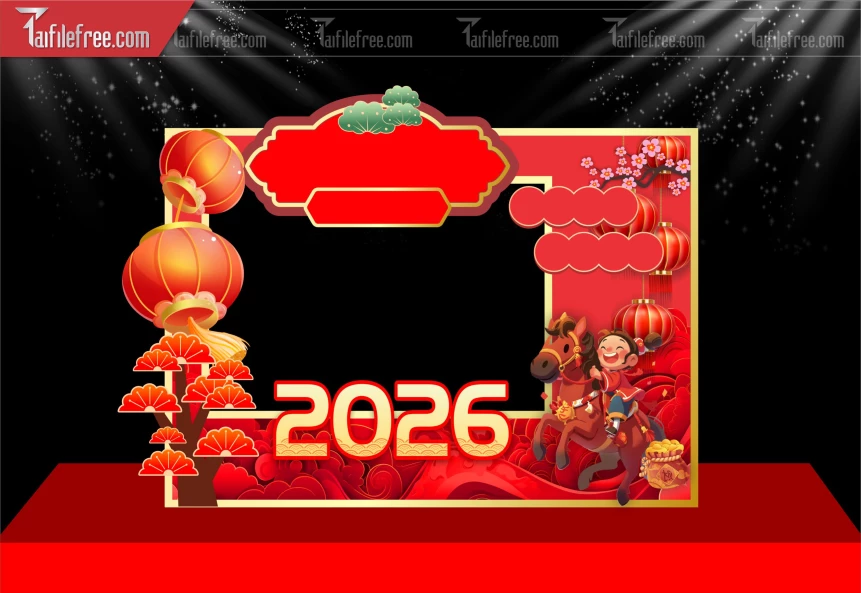 Tiều Cảnh Trang Trí Tết Nguyên Đán,Tiểu Cảnh Sân Khấu CT104